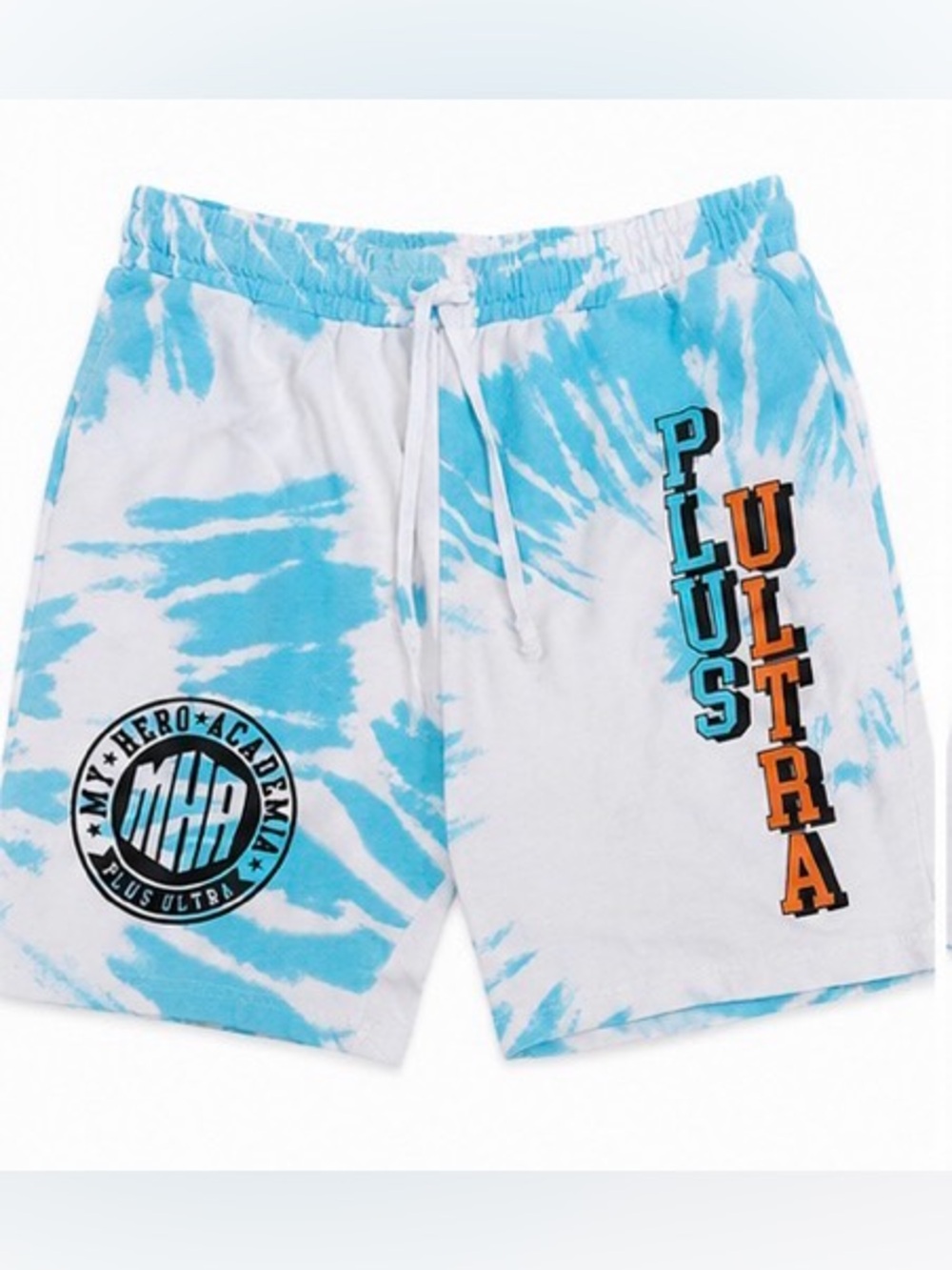 My Hero Academia Plus Ultra Tie Dye Lounge Shorts Anime Y2K Soft Grunge Cozy